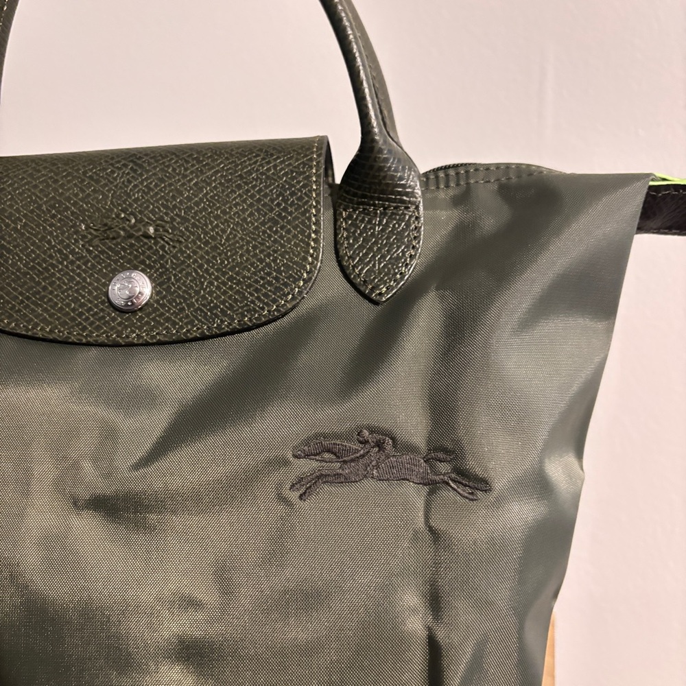 Authentic Longchamp Le Pliage Green S Handbag